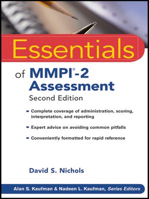 cover image of Essentials of MMPI-2 Assessment